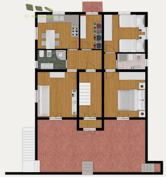 living_bezzecca_1 - Appartamento Parma (PR) SEMICENTRO SUD, VIA SOLARI AD 