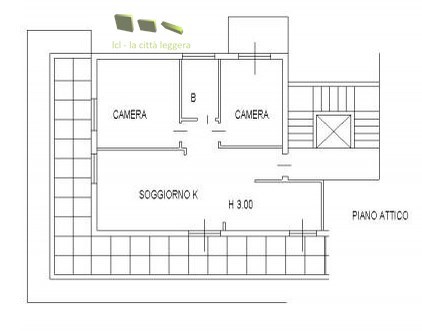 interior_01_living_render - Attico mansarda Parma (PR) SEMICENTRO OVEST, OSPEDALE AD. 